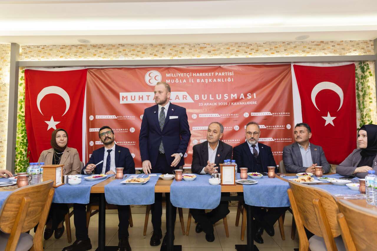 MHP Muğla İl Başkanı Burak Demirel, 11. Muhtarlar Toplantısını Kavaklıdere’de Gerçekleştirdi 3